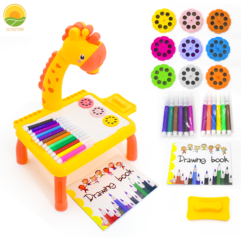 Kids Education Table - الأطفال الرسم مجلس الإسقاط الجدول ضوء
