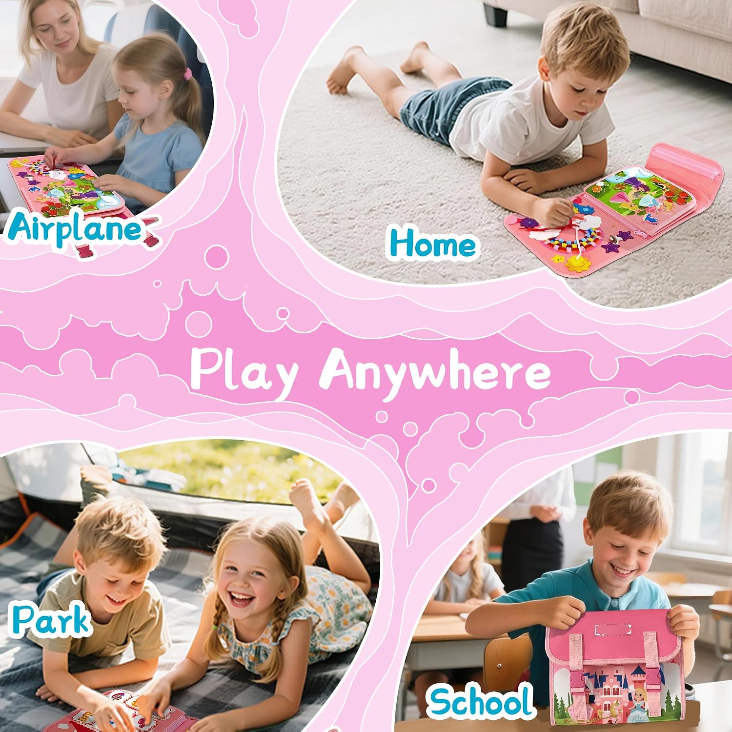 حقيبة ظهر للنشاطات على شكل قلع - مراجعة Kids Education Activities وسعره