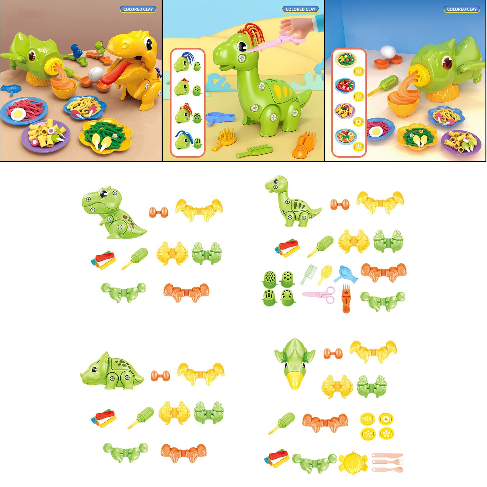 ديناصور متعة الطين الملون الاط - مراجعة Kids Education Age وسعره