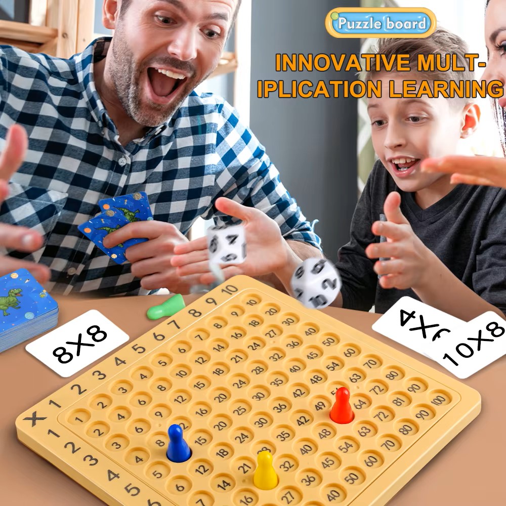 لوحة الضرب 99 قطعة، لعبة مونتي - مراجعة Kids Education Table وسعره