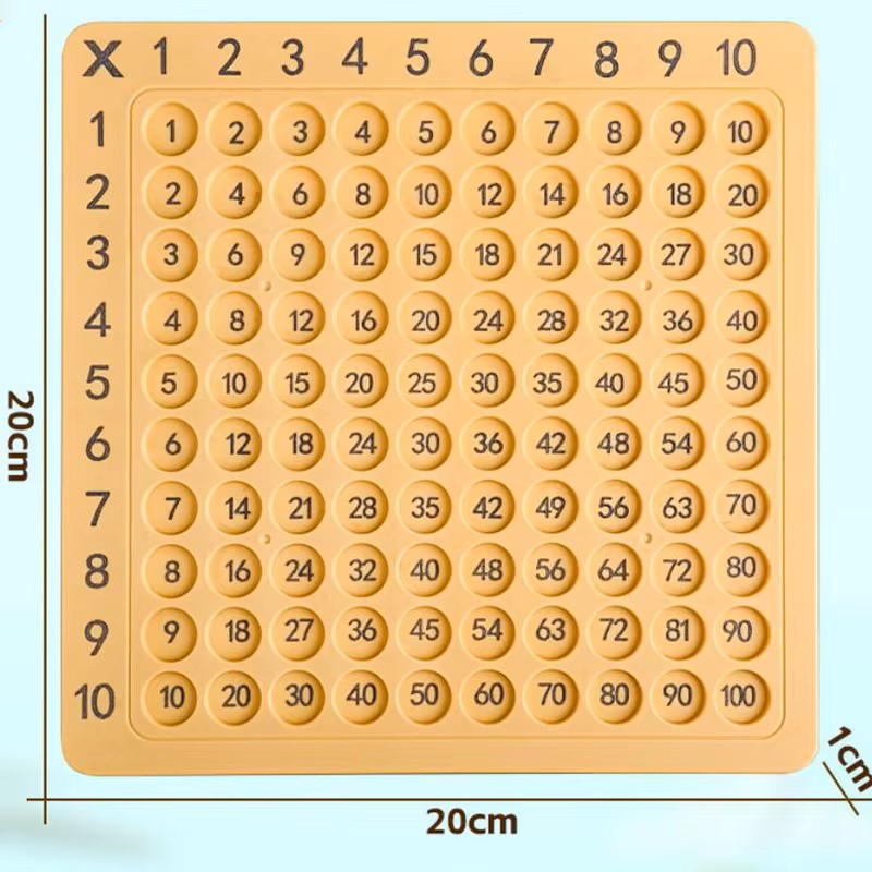 لوحة الضرب 99 قطعة، لعبة مونتي - مراجعة Kids Education Table وسعره