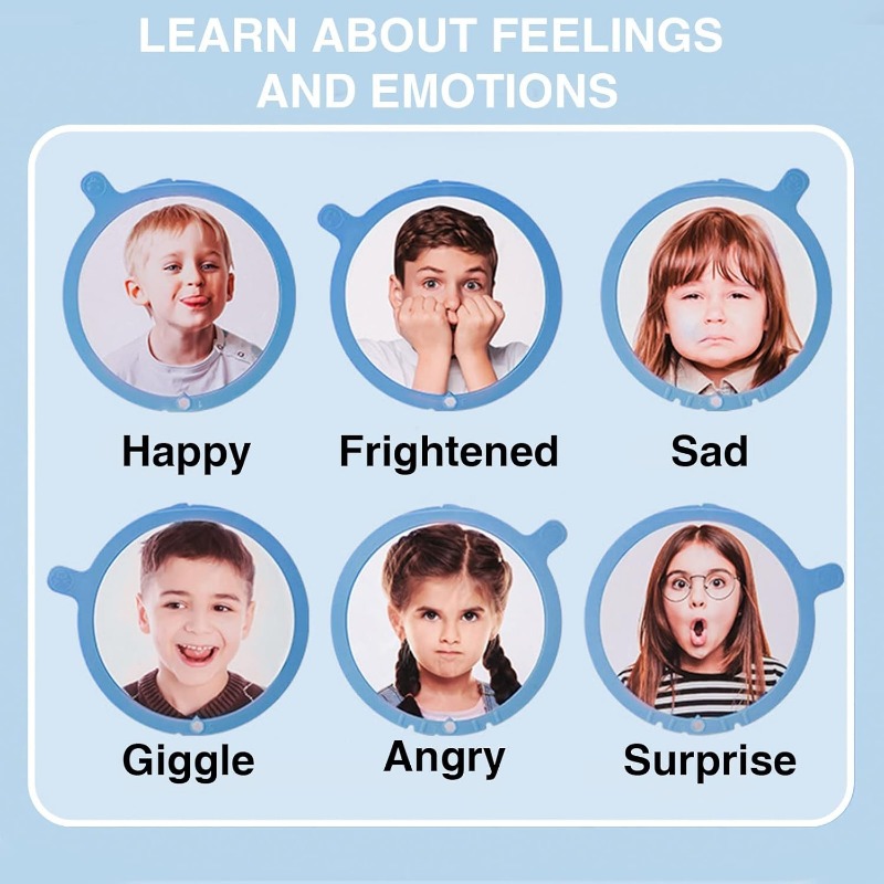 مرآة التعبير العاطفي للأطفال،  - مراجعة Kids Education Card وسعره