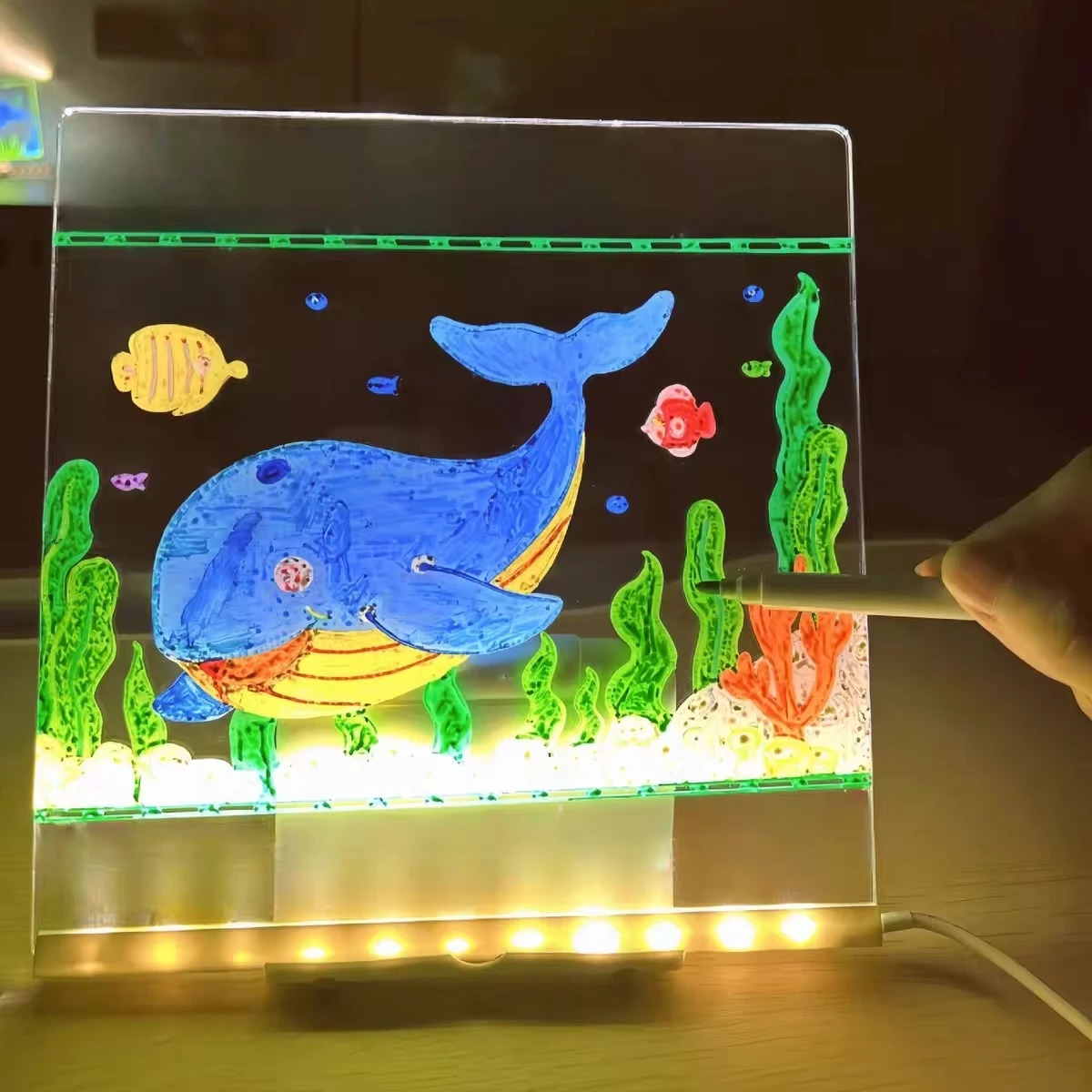 لوحة رسم للأطفال ماجيك جلو: جه - مراجعة Kids Education Age وسعره