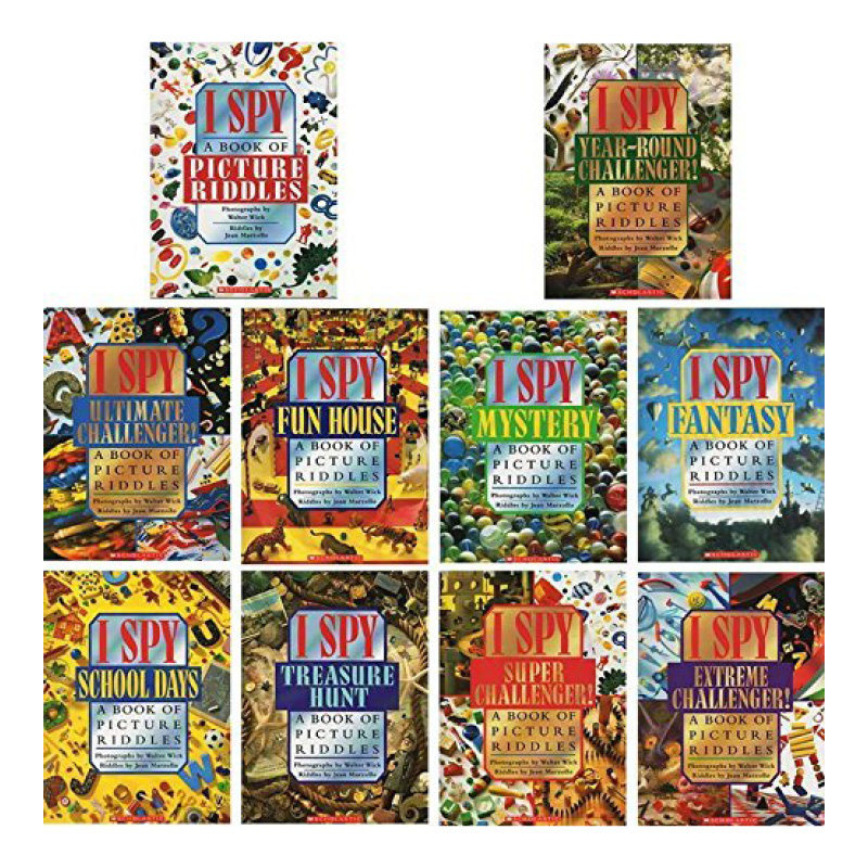 10 كتب مجموعة I Spy Ultimate C - مراجعة Kids Education Age وسعره