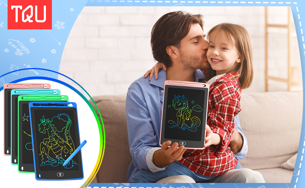 لوح كتابة LCD للأطفال، لوح رسم - مراجعة Kids Education Age وسعره