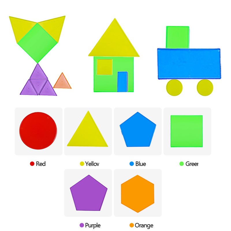 لغز هندسي شفاف من مونتيسوري أل - مراجعة Kids Education Table وسعره