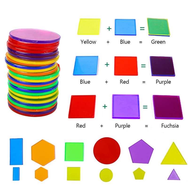 لغز هندسي شفاف من مونتيسوري أل - مراجعة Kids Education Table وسعره
